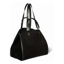 Jérôme Dreyfuss Indkøbstasker*Lædertote med Hanke Sort