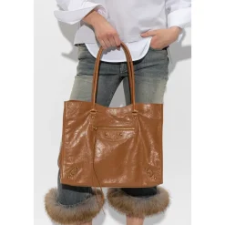 Balenciaga Indkøbstasker*Le City Medium Shopper Bag Brun