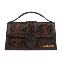 Jacquemus Håndtasker*Le Grand Bambino Lædertaske Brun