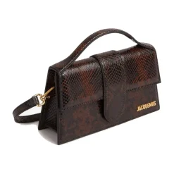 Jacquemus Håndtasker*Le Grand Bambino Lædertaske Brun