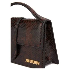 Jacquemus Håndtasker*Le Grand Bambino Lædertaske Brun