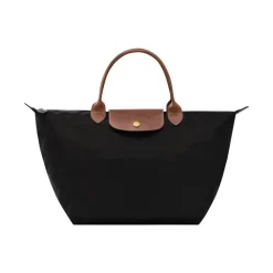Longchamp Indkøbstasker*Le Pliage Original Tote med top håndtag Sort