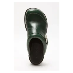 Acne Studios Loafers*Leather Buckle Mule Grøn