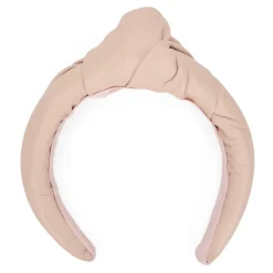 RED Valentino Huer & Kasketter*Leather Headband Beige