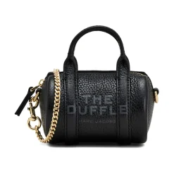 Marc Jacobs Håndtasker*Leather Nano Duffle Crossbody Sort
