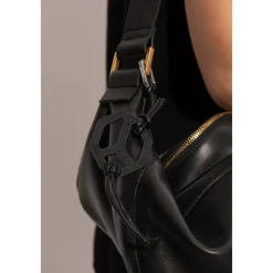 AllSaints Tilbehør Til Tasker*Leather Peace Keyring Sort