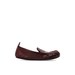 Acne Studios Loafers*Leather Saddle Loafers Rød