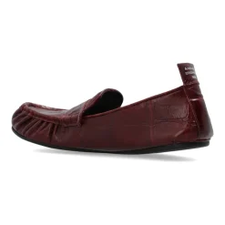 Acne Studios Loafers*Leather Saddle Loafers Rød
