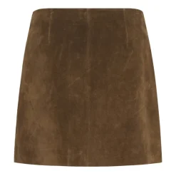 Karen by Simonsen Nederdele*Leather Skirts Brun