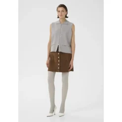 Karen by Simonsen Nederdele*Leather Skirts Brun