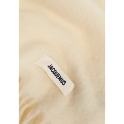Jacquemus Tørklæder*L'Echarpe Carro Scarf Beige