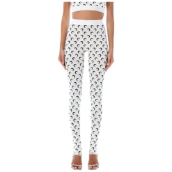 Marine Serre Bukser*Leggings Moon Hvid