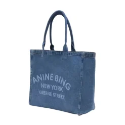 Anine Bing Indkøbstasker*Leo Shopper Bag Blå