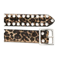 Golden Goose Bælter*Leo Studded Leather Belt Brun
