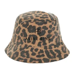 Anine Bing Huer & Kasketter*Leopard Bucket Hat Brun