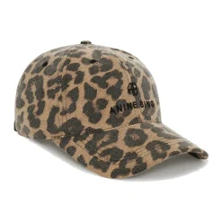 Anine Bing Huer & Kasketter*Leopard Print Baseball Cap Brun