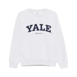 Sporty & Rich Sweatshirts*Lettering Crewneck Grå