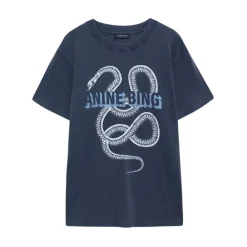 Anine Bing T-Shirts*Lili Tee Snake Grå