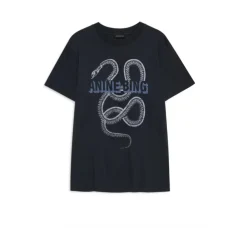 Anine Bing T-Shirts*Lili Tee Snake Sort
