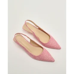 Twentyfourhaitch Stiletter*Lilibeth Slingback Pink