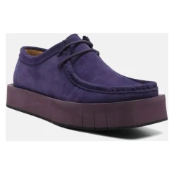 Paloma Barceló Snøresko*Flade Sko Barbara Mokkasiner Lilla