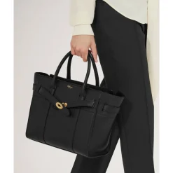 Mulberry Håndtasker*Lille Bayswater Taske med Lynlås Sort