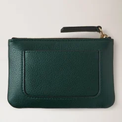 Mulberry Clutch*Lille lynlås møntpung i Green Grøn
