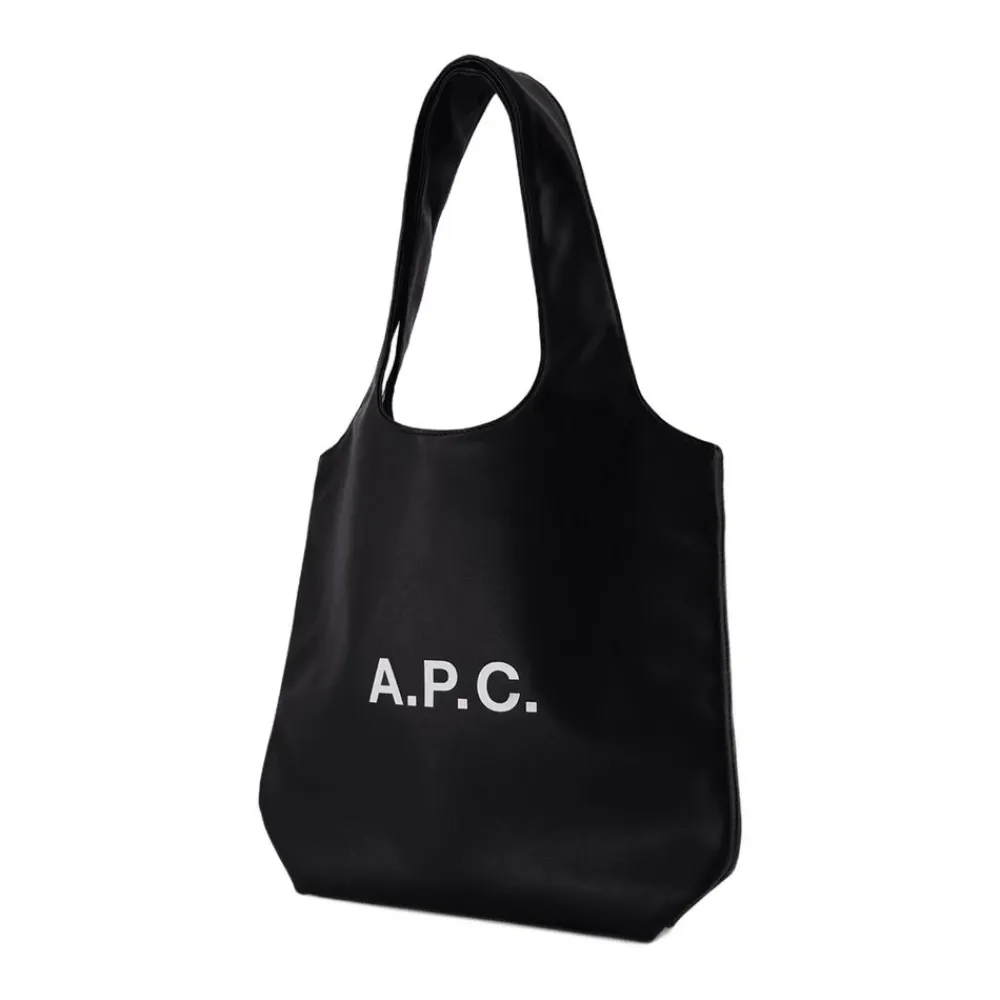 A.P.C. Indkøbstasker*Lille Ninon Tote Taske - Sort