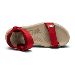 Woden Sandaler*Line Sandal Rød