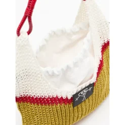 PLAN C Skuldertasker*Linen Mesh Shopper Bag Multifarvet