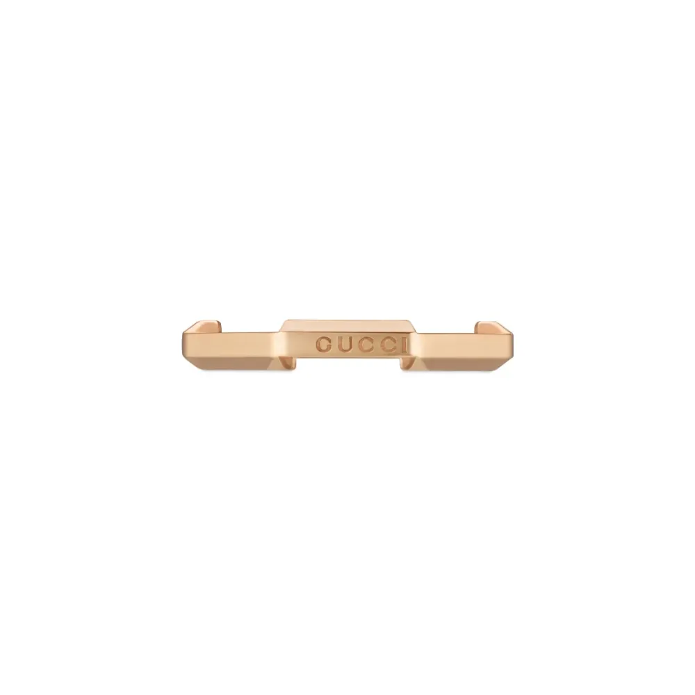 Gucci Smykker*Link to Love ring i 18 kt rosa d Gul
