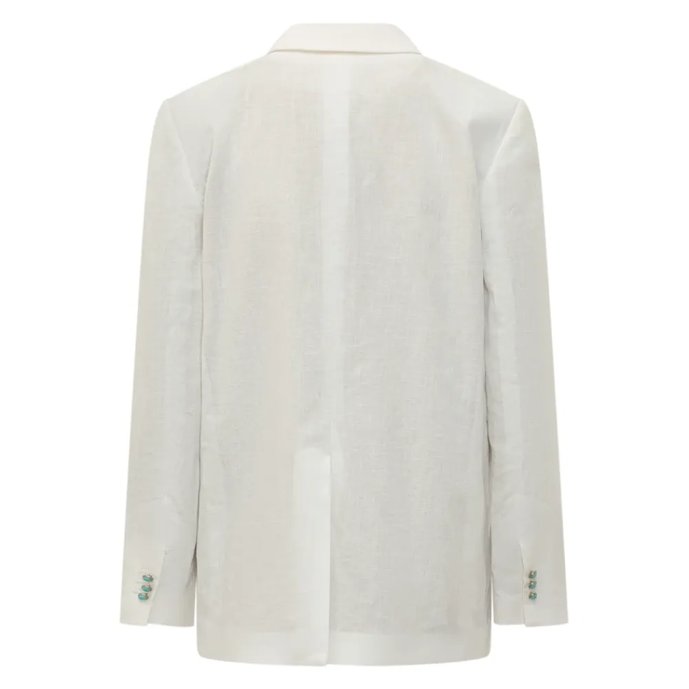 A Paper Kid Jakker*Linnen Jakke Hvid