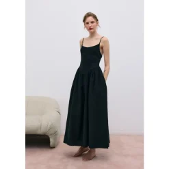 The New Society Kjoler*Lippia Kjole Sort