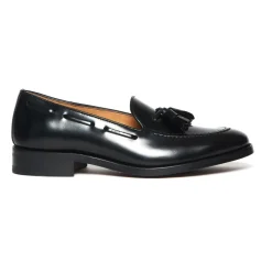 Berwick Loafers*Loafers i børstet læder Sort