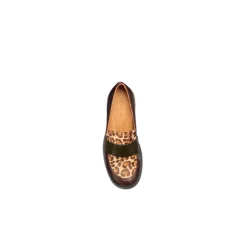 Chie Mihara Loafers*Loafers med dyreprint i lak-look Brun
