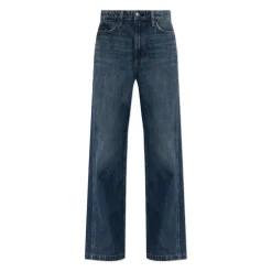 Rag & Bone Jeans*Logan Spliced Wide-Leg Jeans Blå