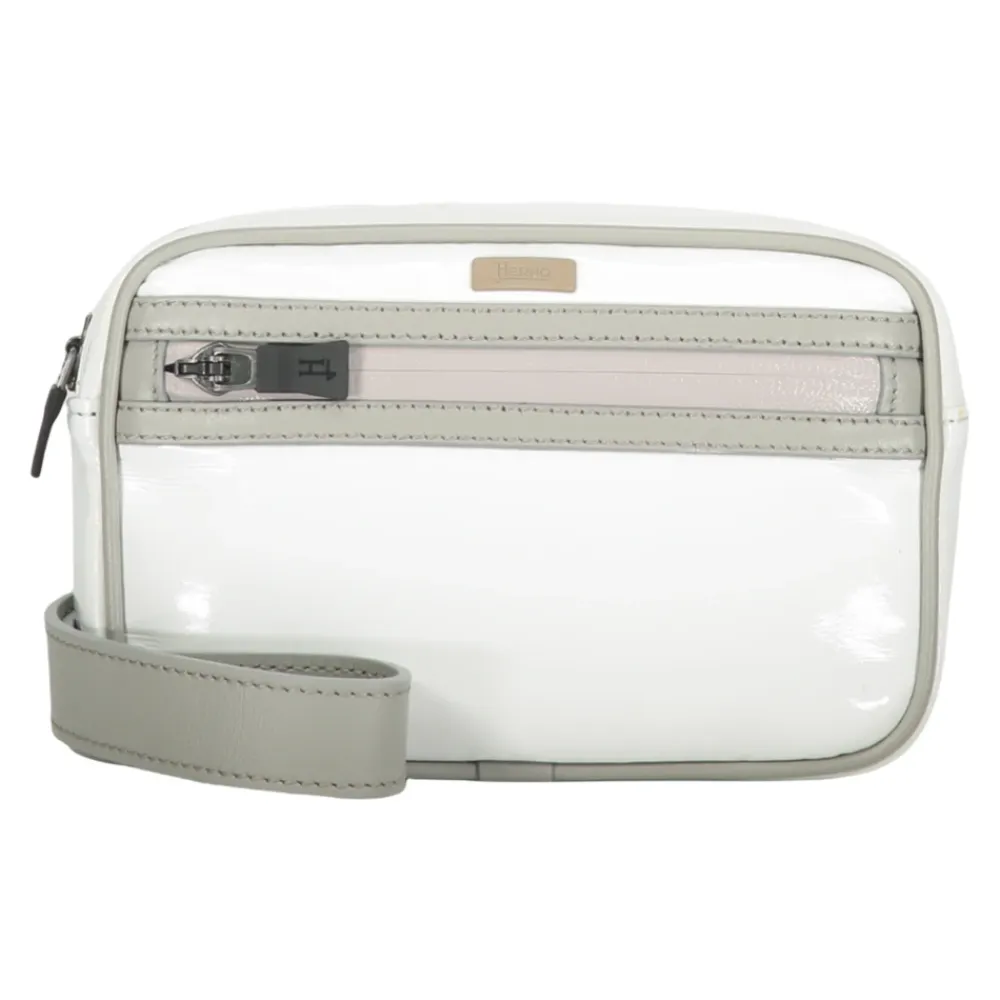 Herno Bæltetasker*Logo Bæltetaske med Aftagelig Rem Hvid