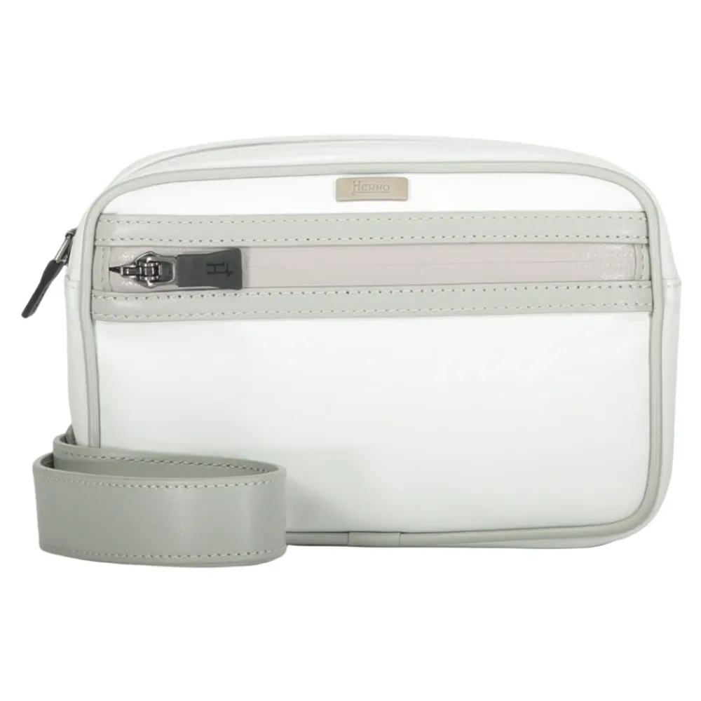 Herno Bæltetasker*Logo Bæltetaske med Aftagelig Rem Hvid