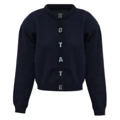 ROTATE Birger Christensen Striktrøjer & Sweatere*Logo Cardigan Blå