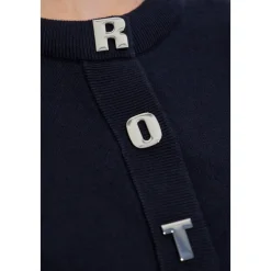 ROTATE Birger Christensen Striktrøjer & Sweatere*Logo Cardigan Blå