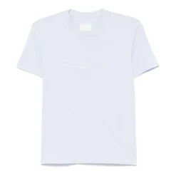 Givenchy T-Shirts*Logo Graphic Cotton T-Shirt Blå