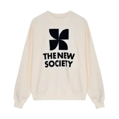 The New Society Sweatshirts|Striktrøjer & Sweatere*Logo Sweatshirt Beige