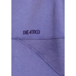 The Attico Sweatshirts*Logo Sweatshirt Lilla