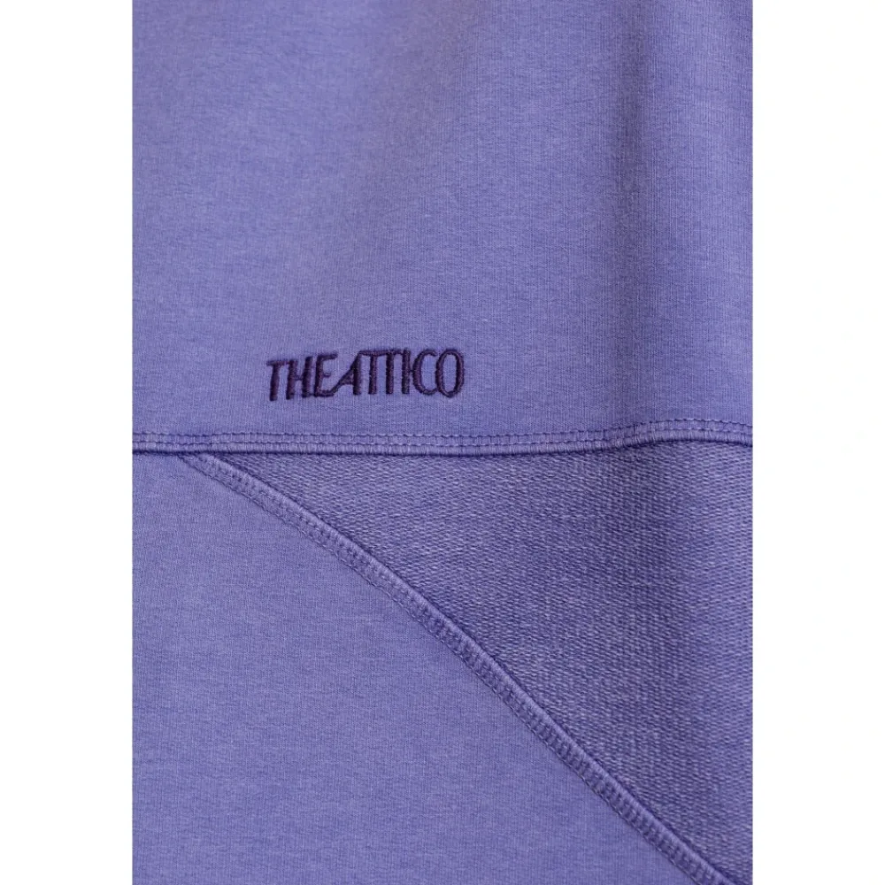 The Attico Sweatshirts*Logo Sweatshirt Lilla