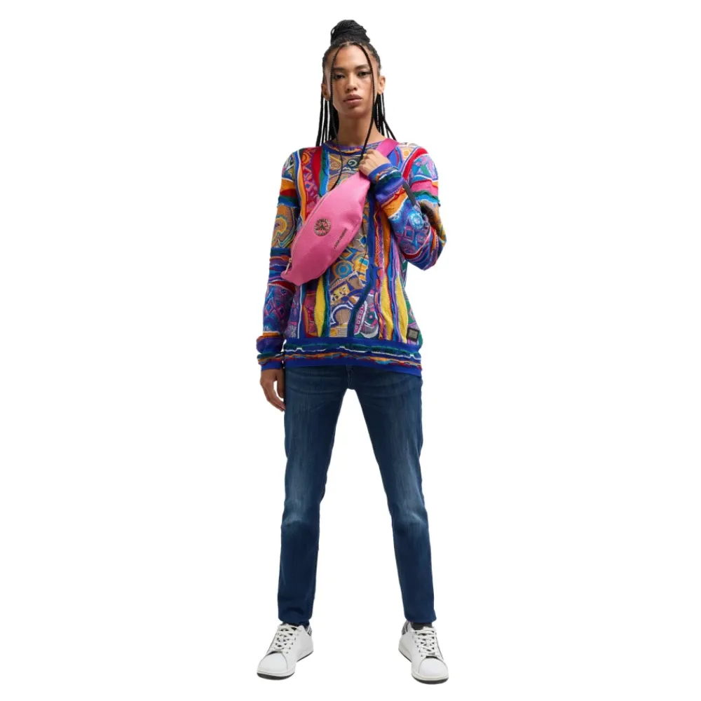 Carlo Colucci Bæltetasker*Logo Talje Taske Crossbody Stil Pink