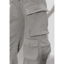 The Attico Bukser*Logo Trousers Grå