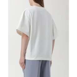Jil Sander T-Shirts*Logo T-shirt til afslappet brug Beige