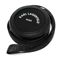 Karl Lagerfeld Bæltetasker*Logo-Print Rund Møntpung Sort
