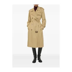 Burberry Frakker*Long Castleford Trenchcoat Beige