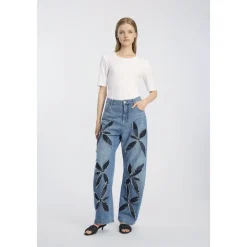 Munthe Jeans*Loose-fit Jeans Blå